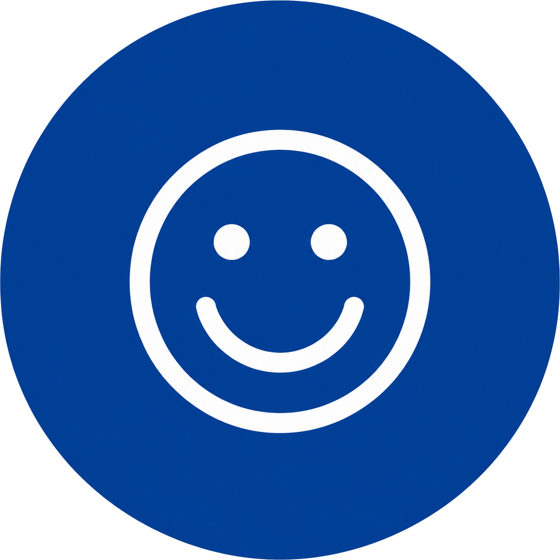 Confident smile results icon