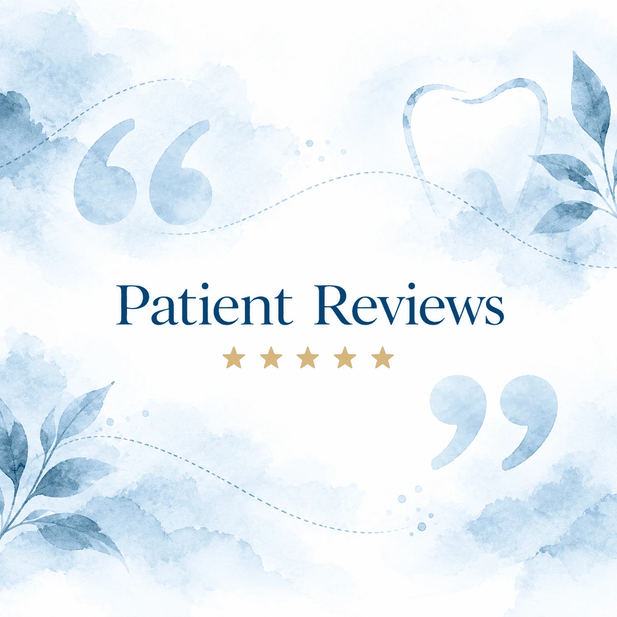 Patient Reviews mobile banner for Peosta Dental