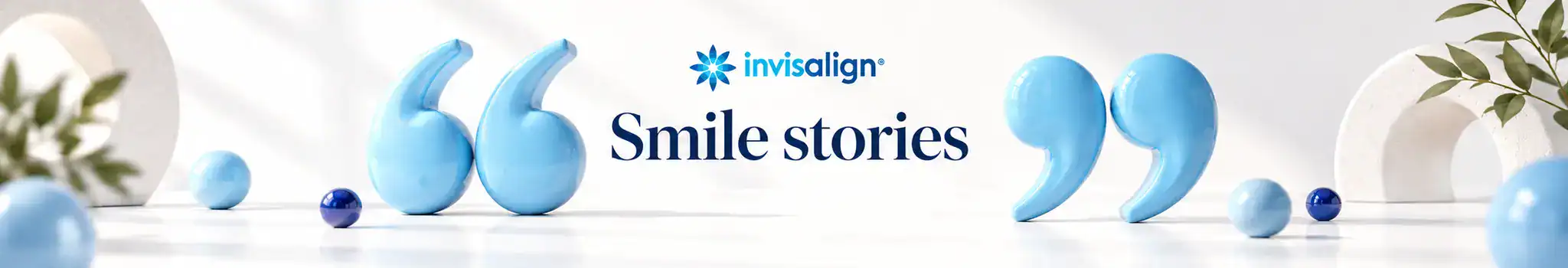 Invisalign® testimonials banner